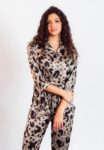 Blusa Jade Animal Print Gris