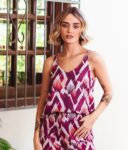 Blusa Maia Magenta Print
