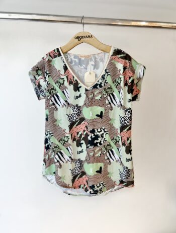 Blusa Mariel Tigres Verde