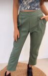 Jogger Ecocuero verde