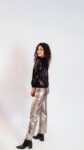 Campera Bomber Velvet Metallic