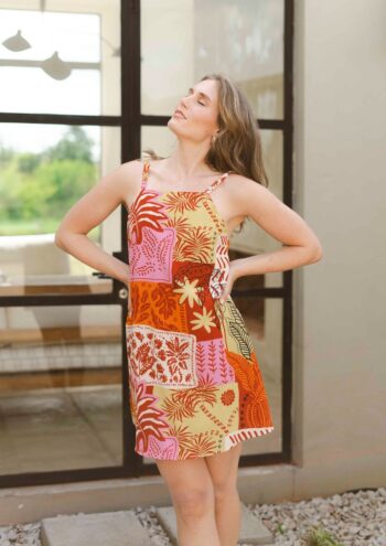 Vestido Sara Palm Print