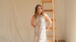 Vestido Kari Tie Dye Beige