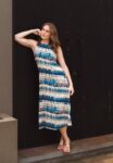 Vestido Kari Tie Dye Azul