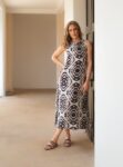 Vestido Kari Tie Dye Negro