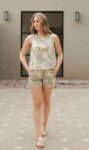Short Delfina Print Verde