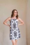 Vestido Sara Tie Dye Negro