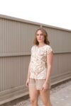 Blusa Ambar Animal Print Beige