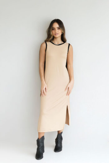 Vestido Serena Morley Beige