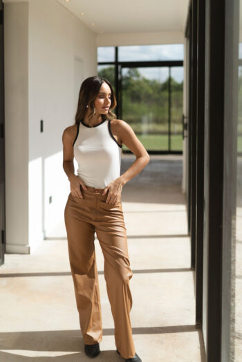 Pantalon Luana Eco Camel