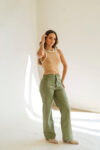 Pantalón Luana Eco Cuero Verde