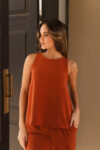 Blusa Gina Cey Twil Ocre