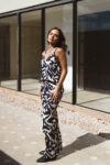 Pantalon Luana Print Negro