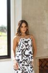 Blusa Fiona Blanco y Negro