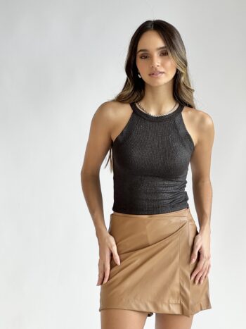 Short Pollera Alexia Camel