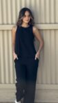 Blusa Gina Cey Twil Negro