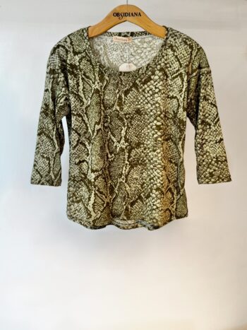 Remera Alfonsina Verde Piton