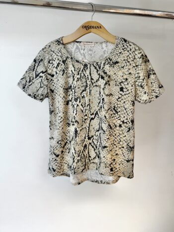 Remera Nina Morley Beige Piton