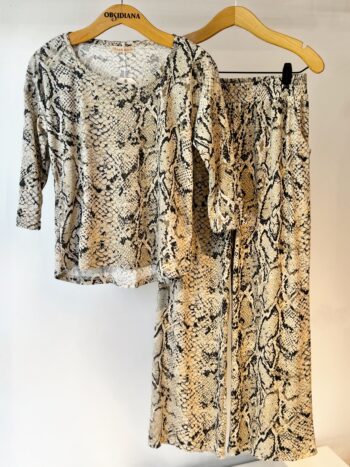 Remera Alfonsina Beige Piton