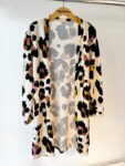 Saco Celina Animal Print Crema